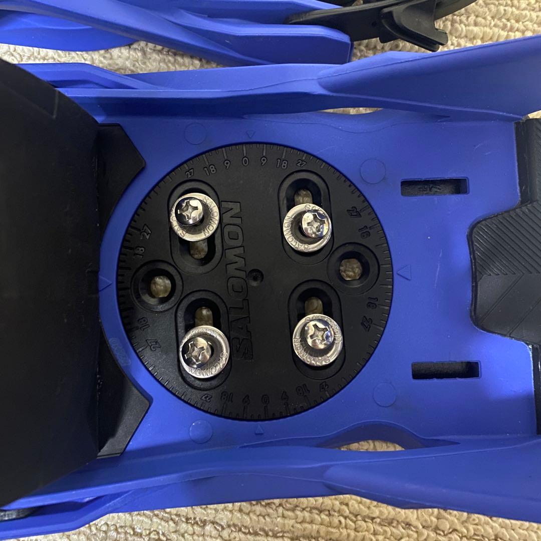 SALOMON スノーボード ビンディング 青　Lサイズ
