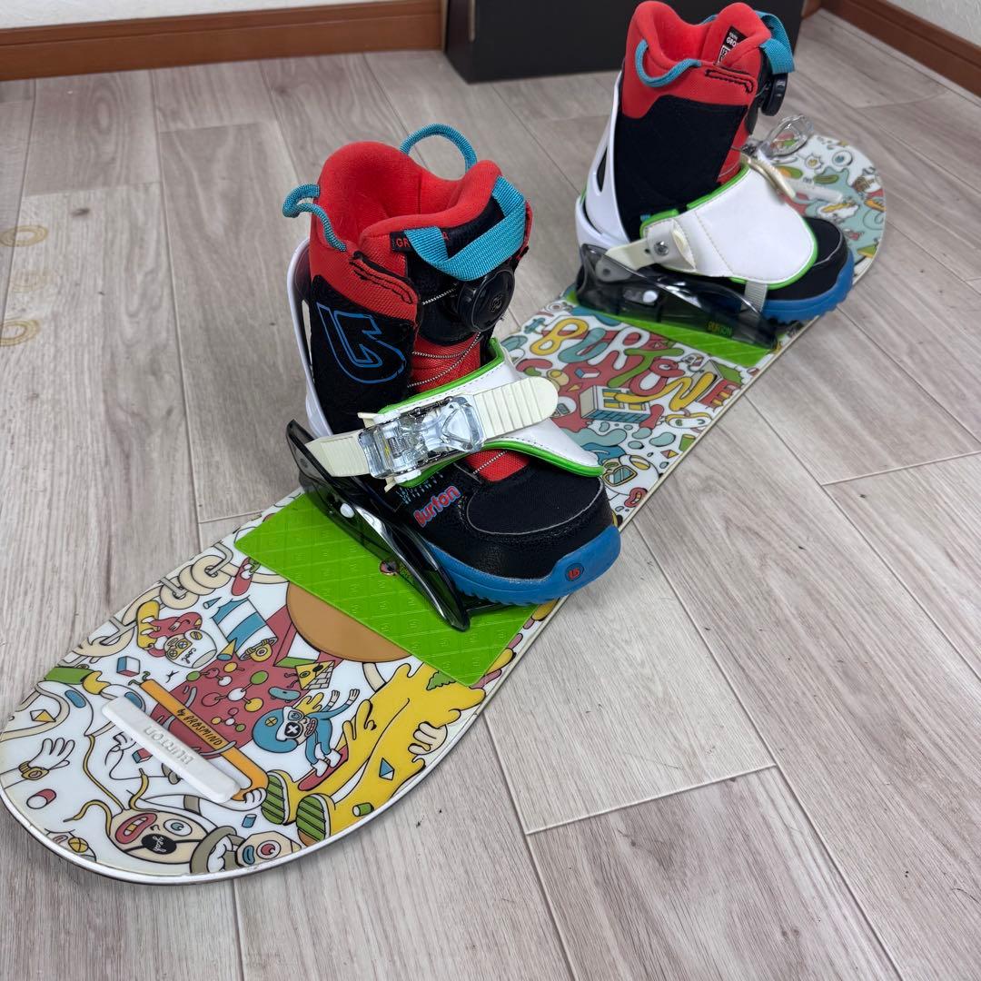 専用BURTON スノーボード キッズ三点セット 90cm ブーツ18.5cm