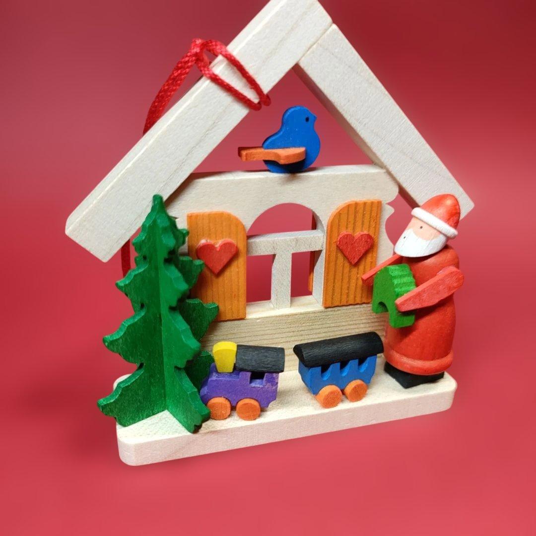 クリスマス木製オーナメント７個