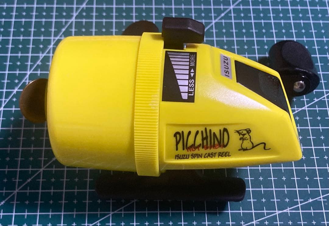 五十鈴工業　スピンキャストリール　ピッキーノ　イエロー