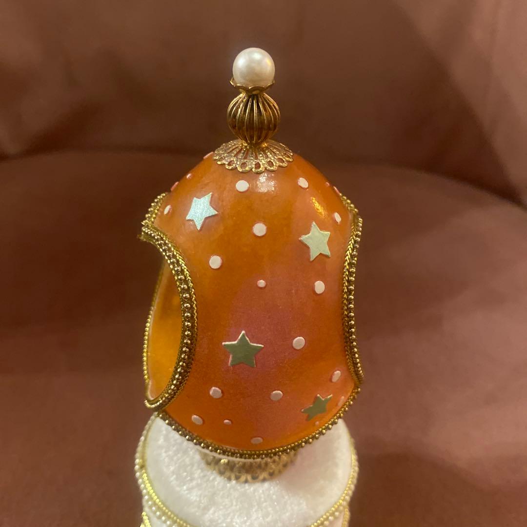 ディズニー　ミッキー エッグアートオルゴール　SANKYO