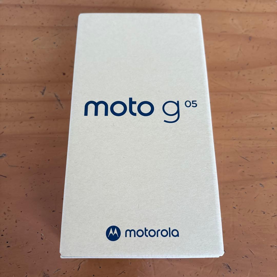 【新品未開封】motorola moto g 05 ミスティブルー