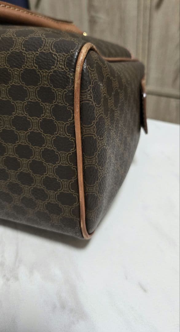 【最終お値引き】セリーヌ CELINE マカダム ボストンバッグ ハンドバッグ