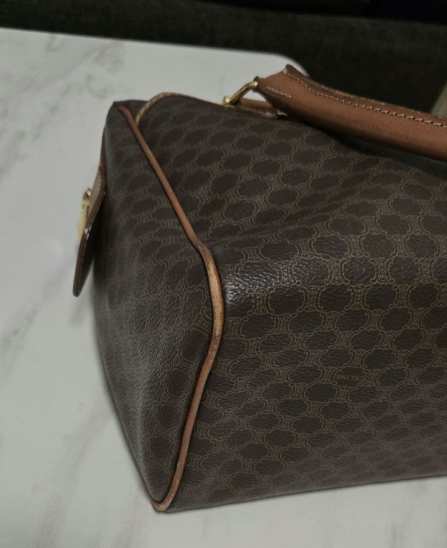 【最終お値引き】セリーヌ CELINE マカダム ボストンバッグ ハンドバッグ