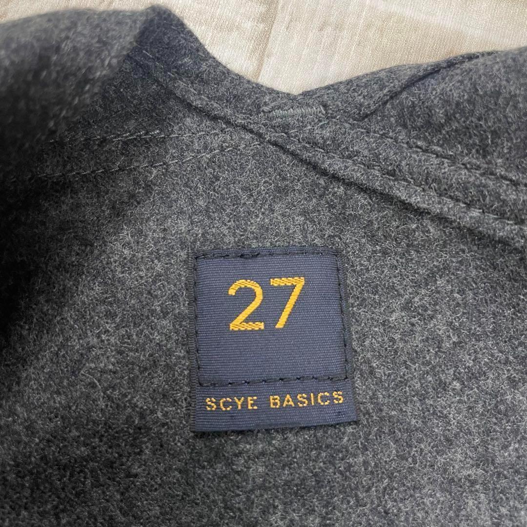 【美品】scye サイ★オールインワン　グレー　ウール×カシミヤ　サイズ27