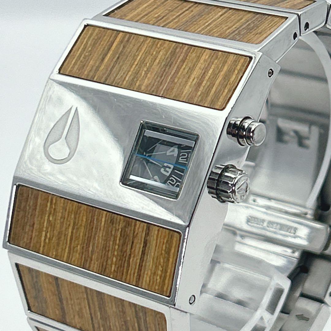NIXON ニクソン 腕時計 ロトログ 木目 ウォッチ Y2K