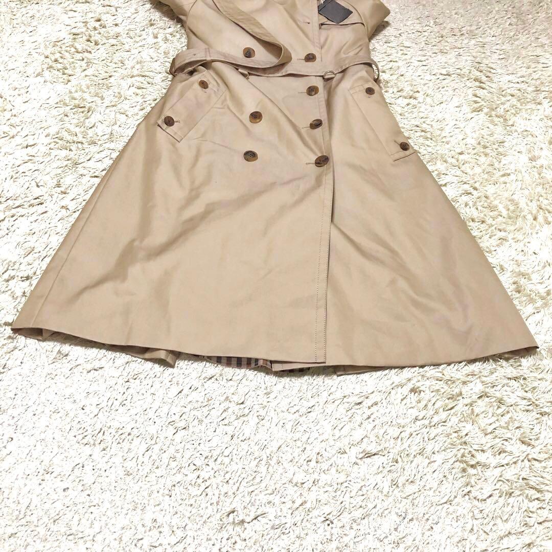 極美品✨アクアスキュータム ライナートレンチコート サイズ8 Lサイズ ベージュ