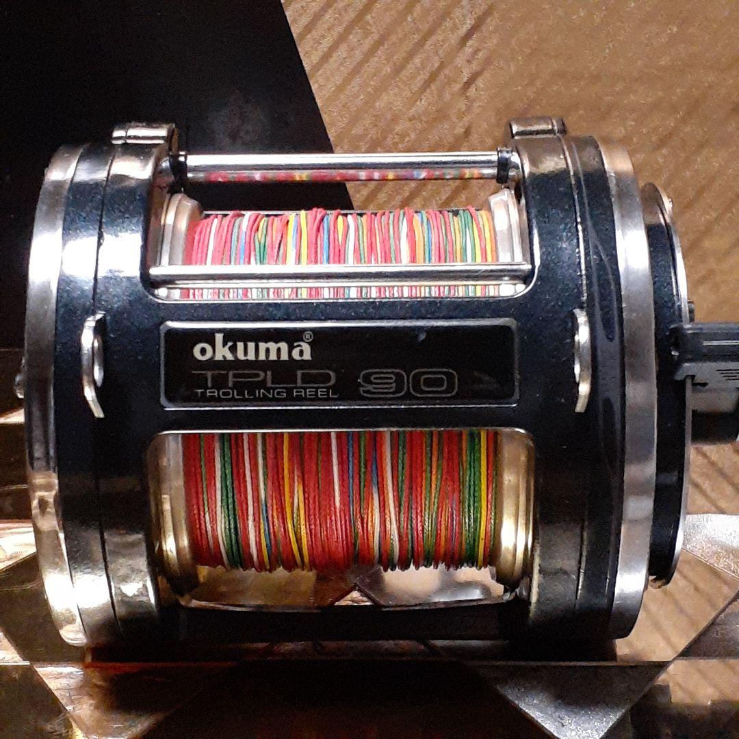 OKUMA TITUS TPLD 90 レバードラグ トローリング 船用 美品