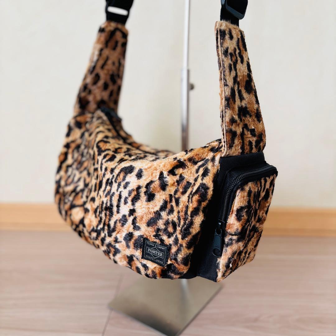 【希少】ヘッドポーター PORTER ショルダーバッグ 豹柄 レオパード　廃盤