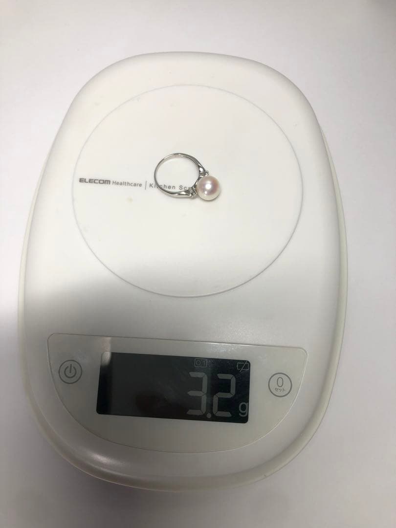 プラチナ 900 　あこや(アコヤ) ダイヤモンド　リング