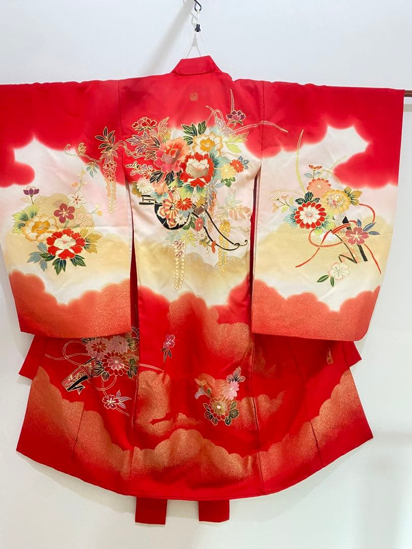 寿光織　女の子お宮参り　一つ身着物