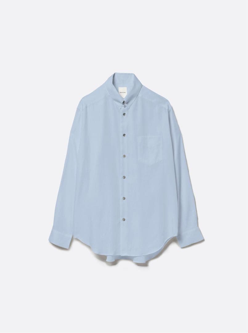REGULAR FIT TAB COLLAR SHIRT【SAX BLUE】