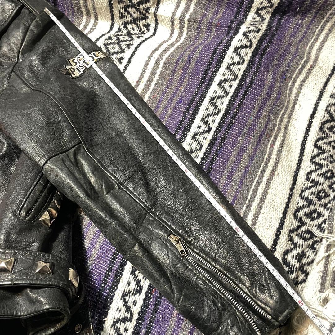 【一点もの!!】Sex Pistols ハンドペイント スタッズ 鋲ジャン