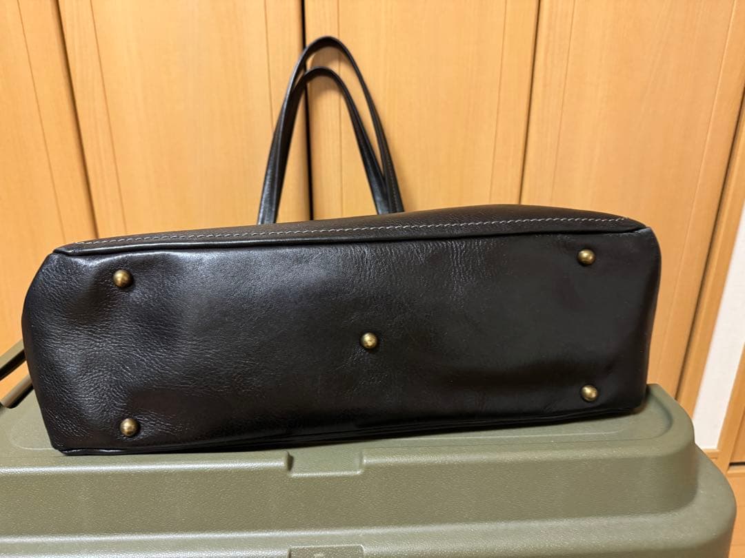 ハンズオリジナル　ガッドワーク　レザートート　L　37501　ブラック ハンズ