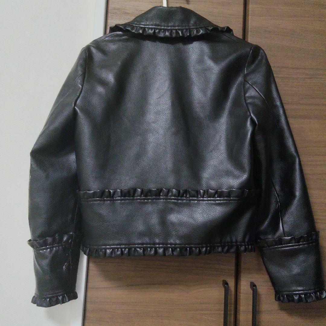 JILTU petit frill leather jacket ライダース