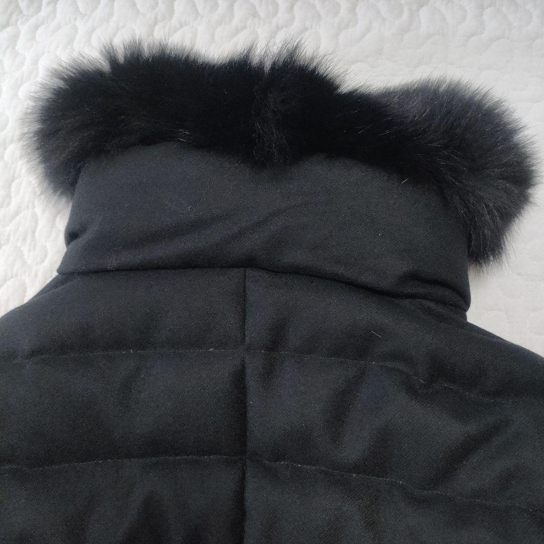 美品✨ヘルノ×ロロピアーナ　カシミヤ96％　ファーダウンコート　黒　46