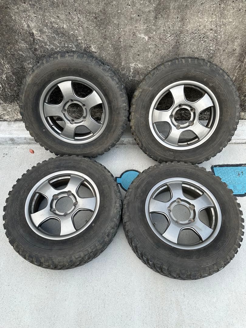 ジムニー　M/Tタイヤ・ホイルセット195R16C 国産