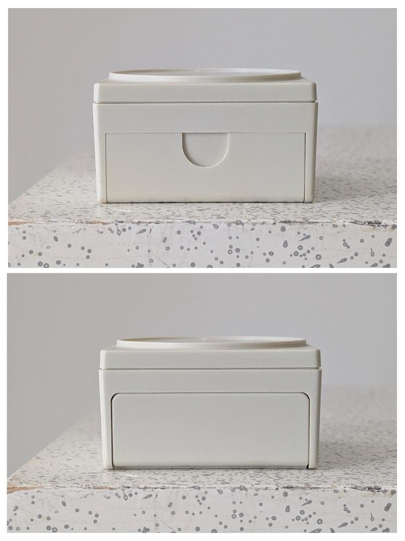 80s ビンテージ BRAUN AB1 4746 アラームクロック 希少 オフ白