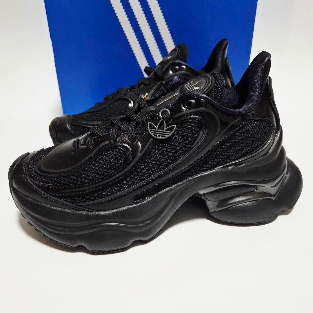 【新品】オズヴィーナス OZVENUZ スニーカー ブラック 24cm