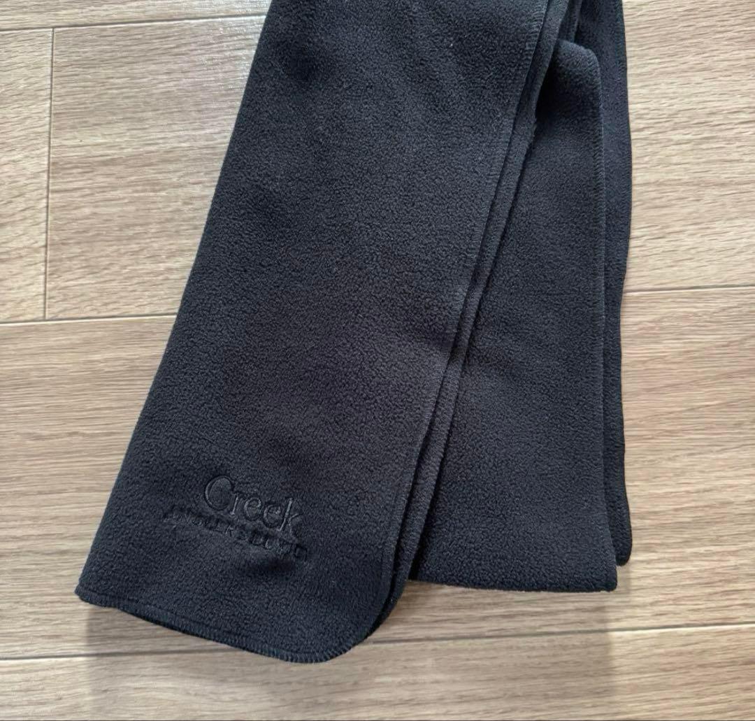 Creek Fleece Scarf マフラー　黒　ブラック