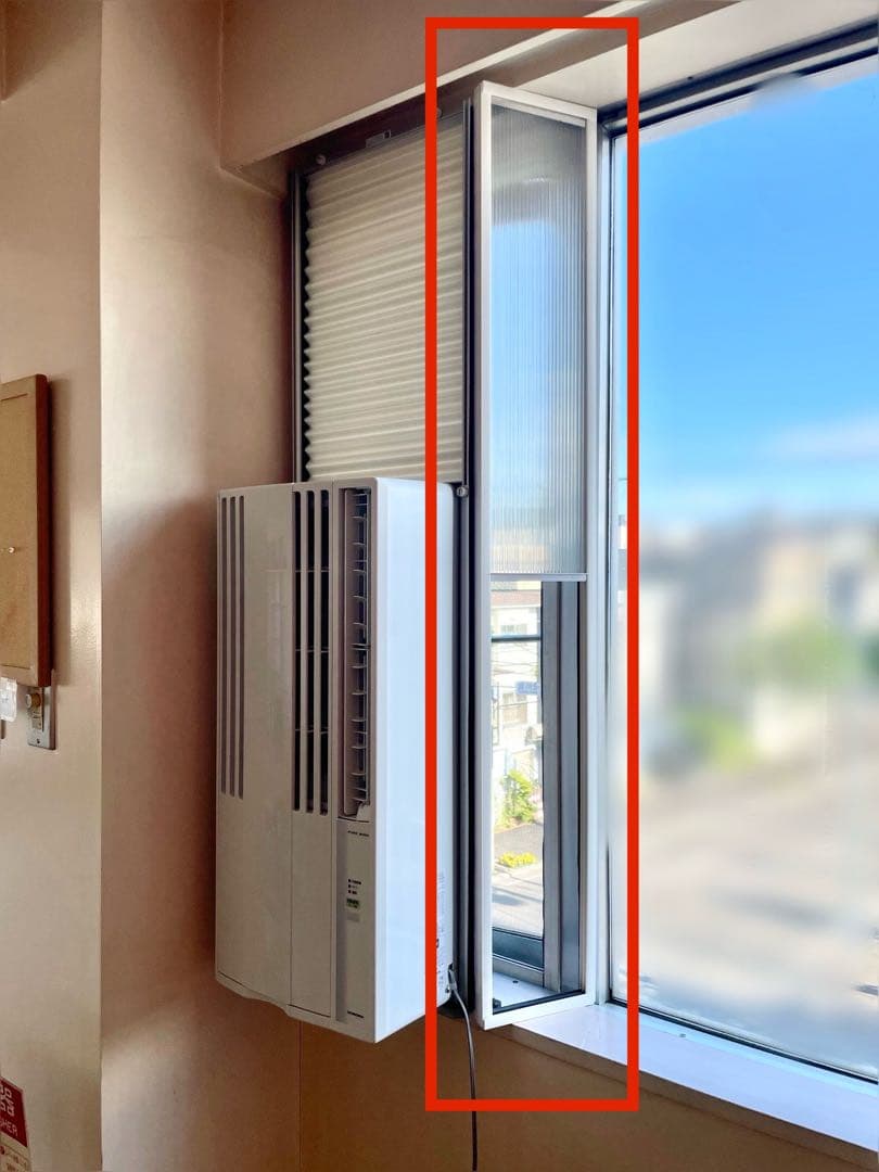 窓エアコン用スライドパネル　Mサイズ