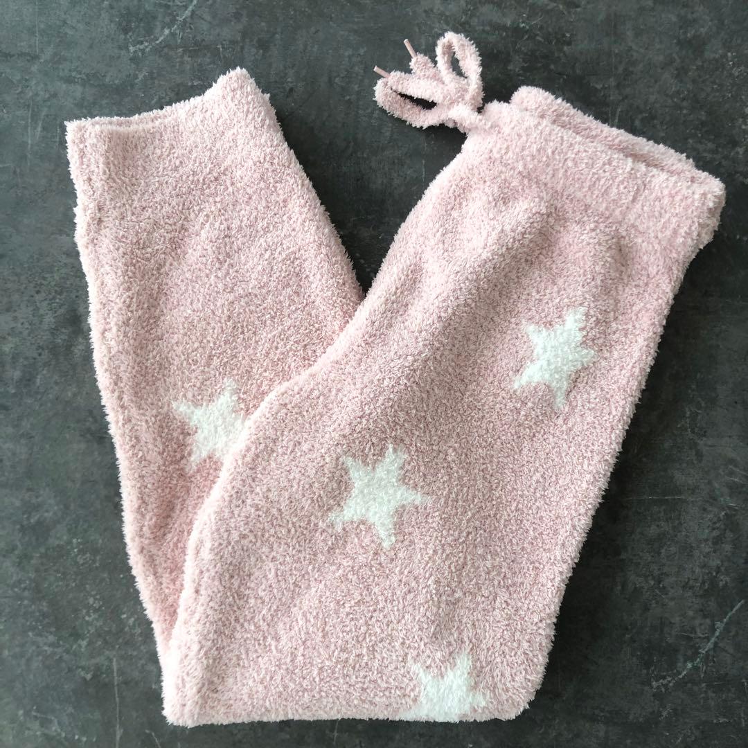 美品　限定品　ジェラートピケ 星柄　上下セットアップ　パジャマ　ピンク　もこもこ