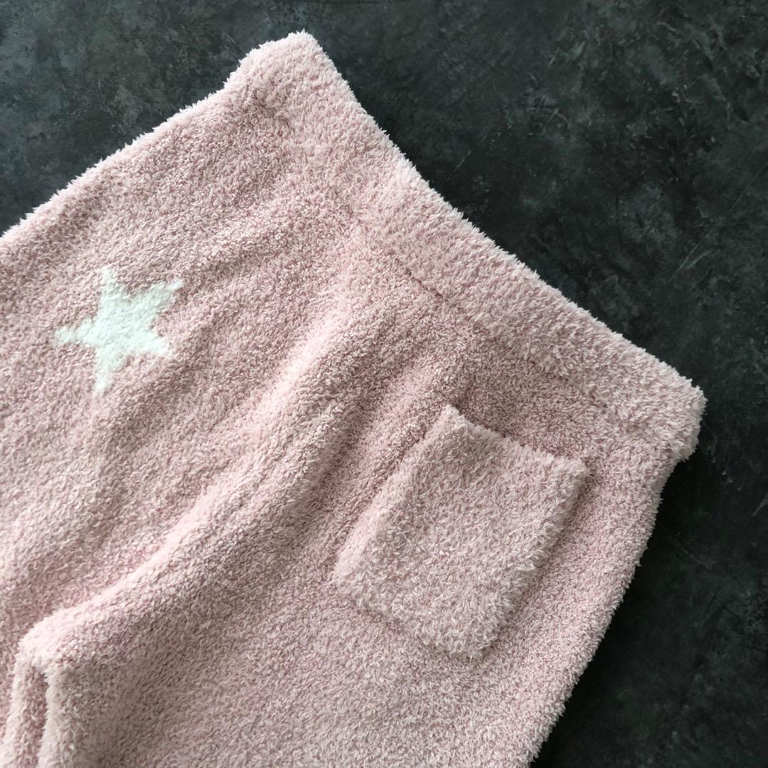 美品　限定品　ジェラートピケ 星柄　上下セットアップ　パジャマ　ピンク　もこもこ