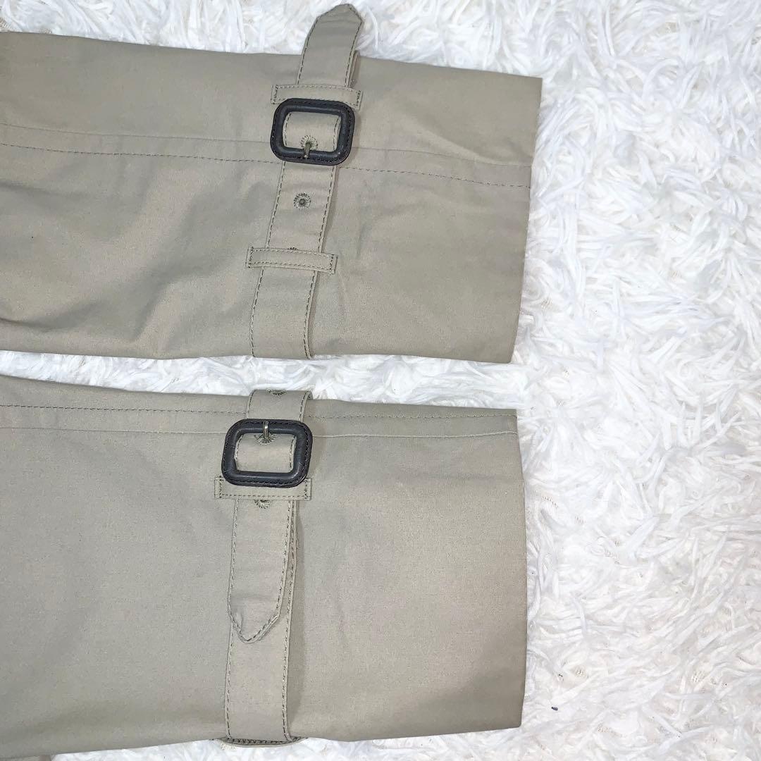 希少 英国製 アクアスキュータム トレンチコート チェック ベルト 撥水 L相当