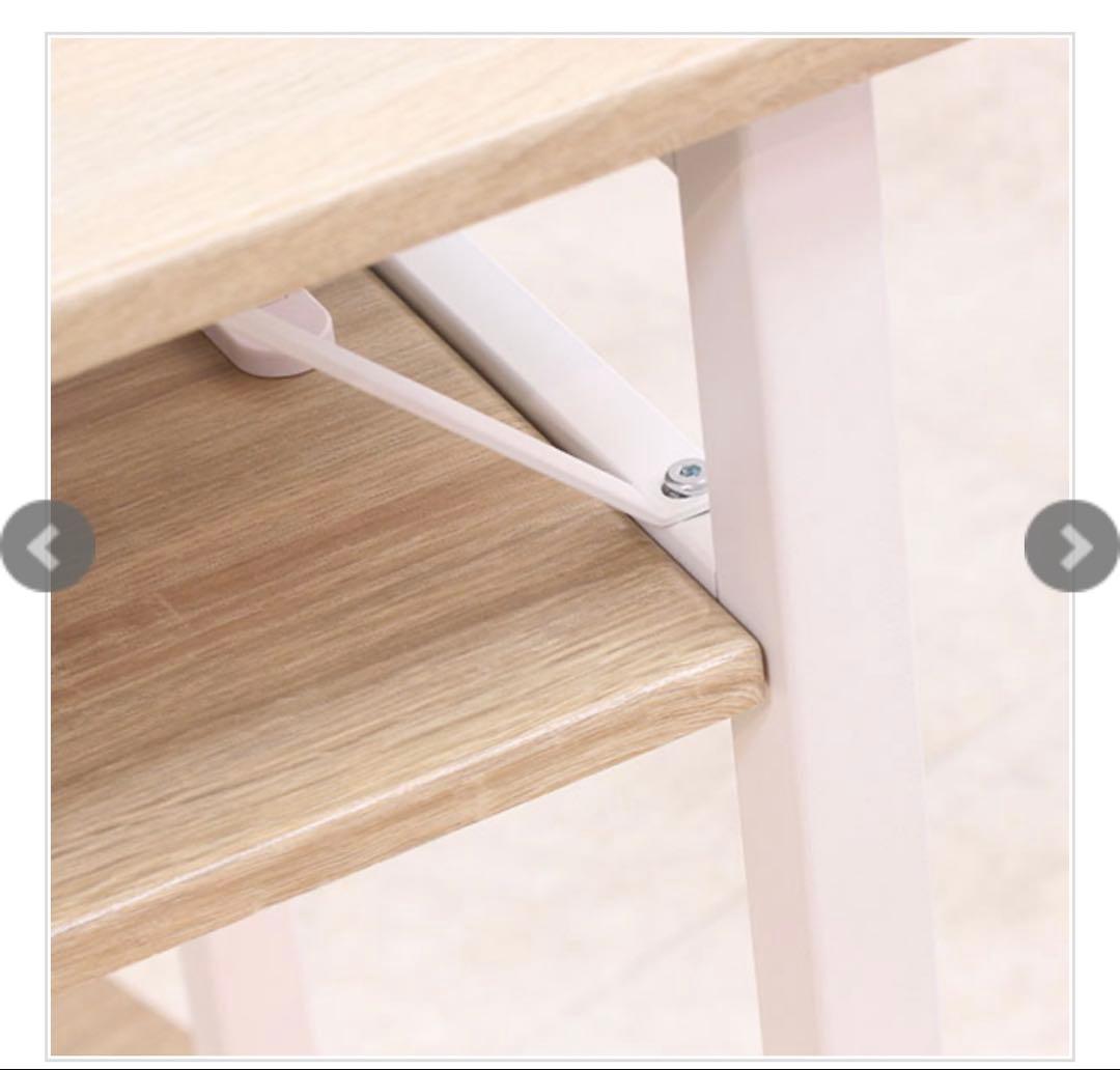 オーク調シンプルデスク