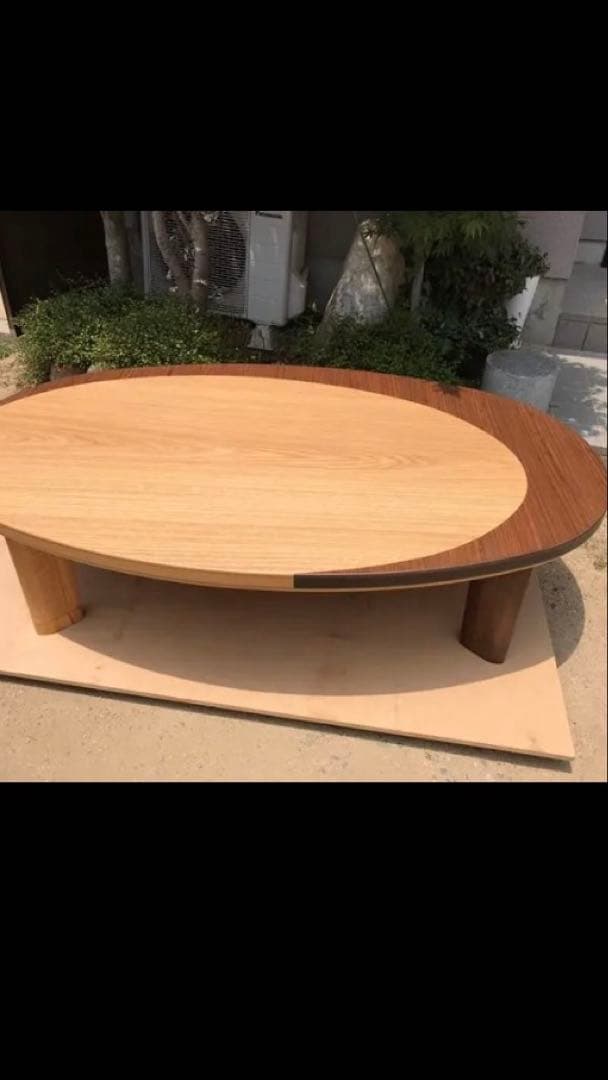 楕円こたつ120日本製・ヒーター別売り