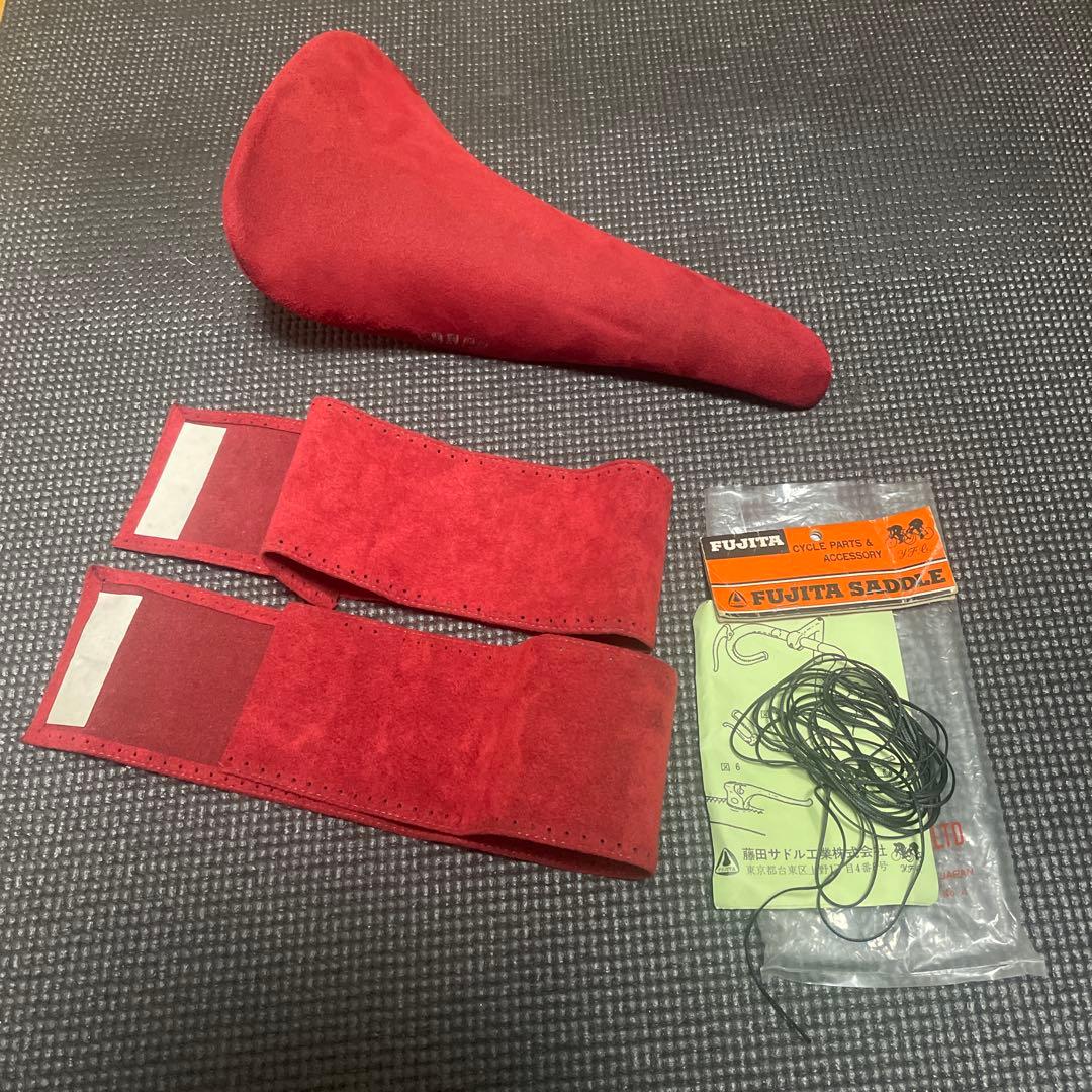 NJS藤田サドル CONPY ＋ エクセーヌ編み上げバーテープ セットアップ。