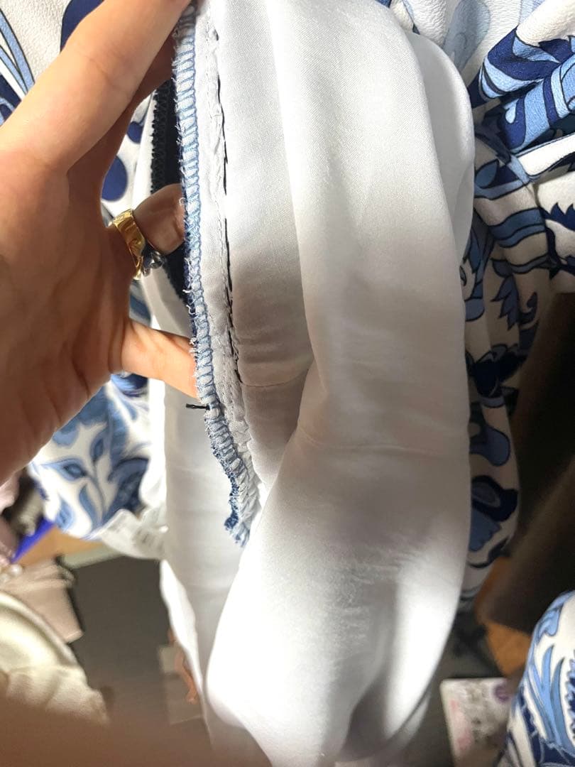 アーモワールカプリス　MEES ワンピース　インポート　素敵な柄ロングワンピース