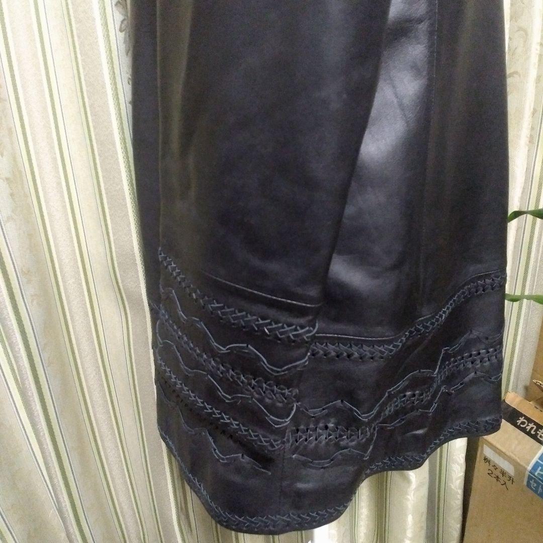 DANA PARIS(株)リマージュライカ装飾ステッチラムレザージャケット