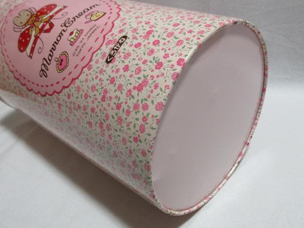 SANRIOサンリオマロンクリームくろがねゴミ箱美品９４年製希少レア平成レトロ