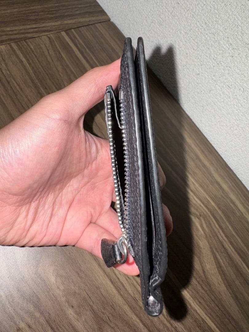 BONAVENTURAボナベンチュラ 黒レザー マネークリップ　小銭