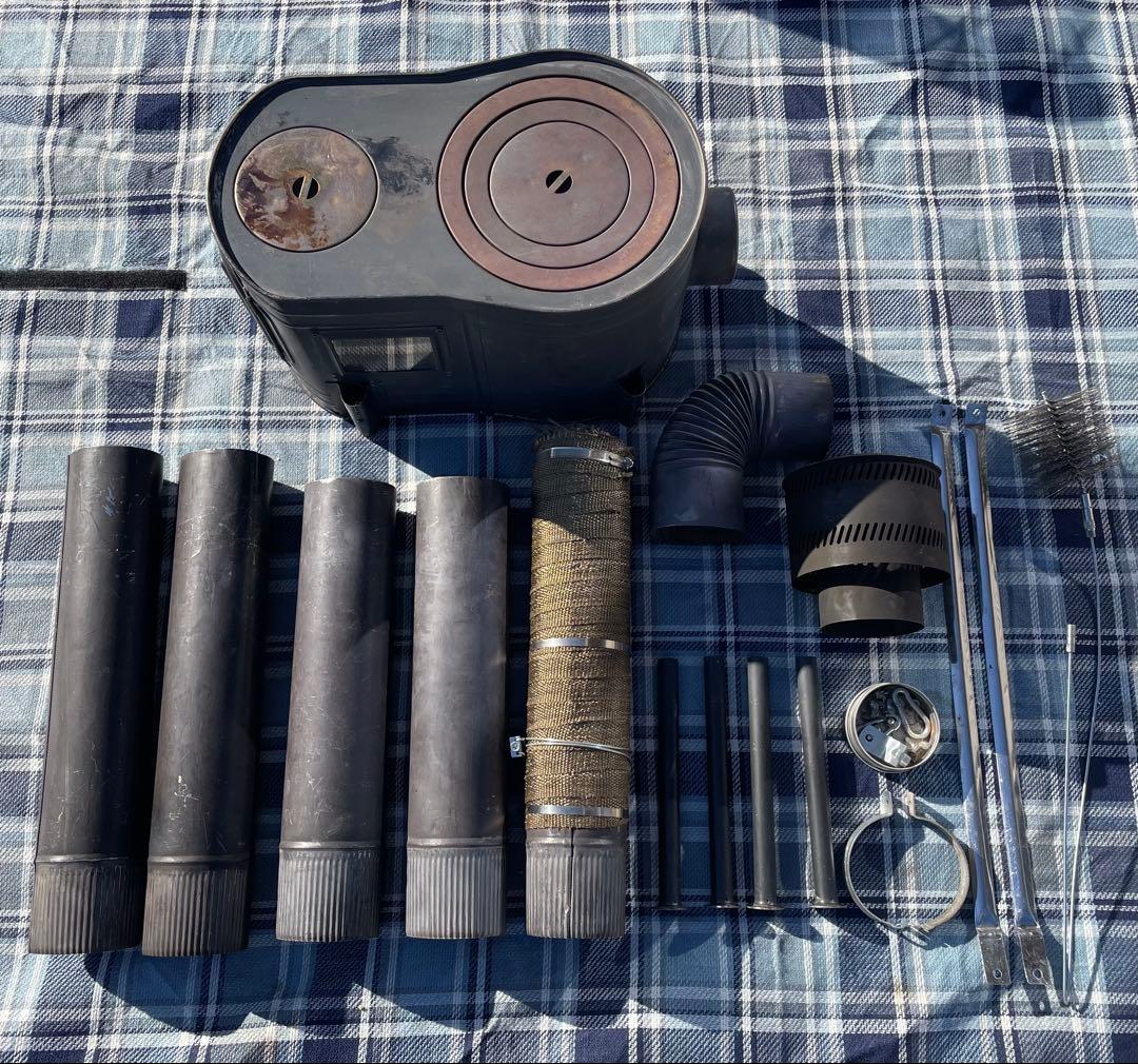 ホンマ製作所　薪ストーブ　ブラックエディション　冬キャンプ