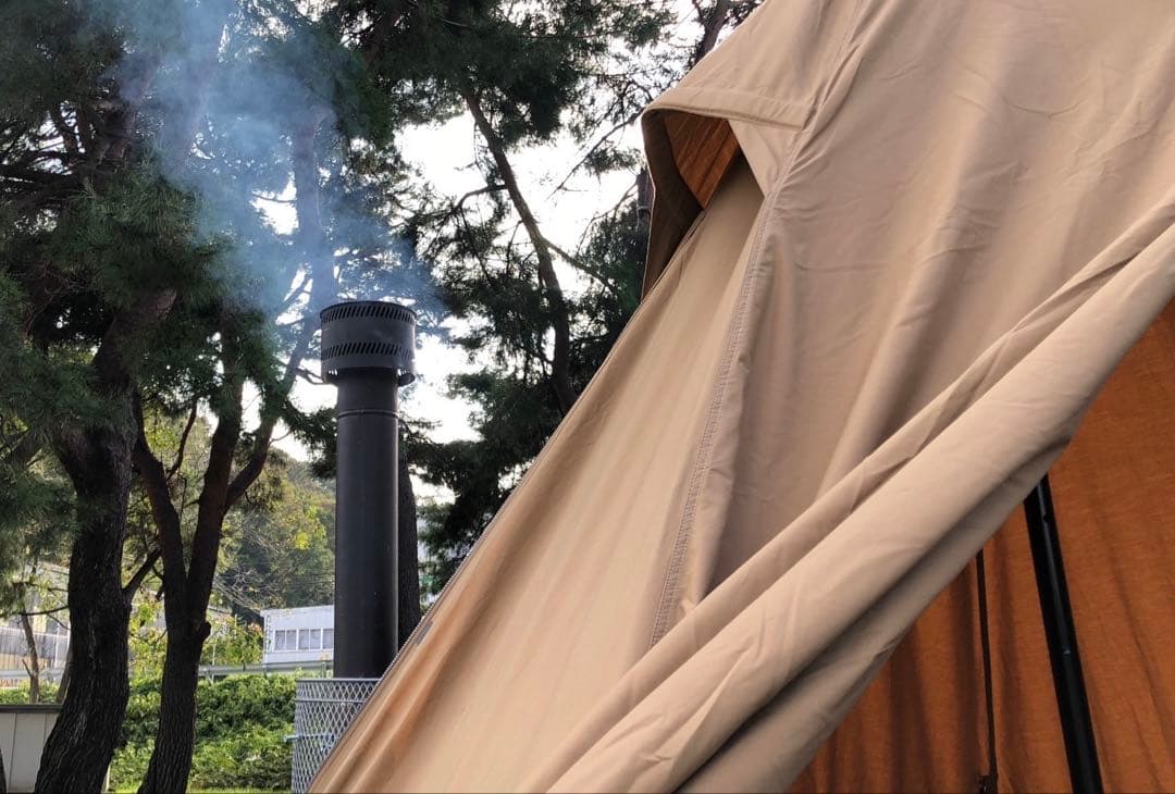 ホンマ製作所　薪ストーブ　ブラックエディション　冬キャンプ