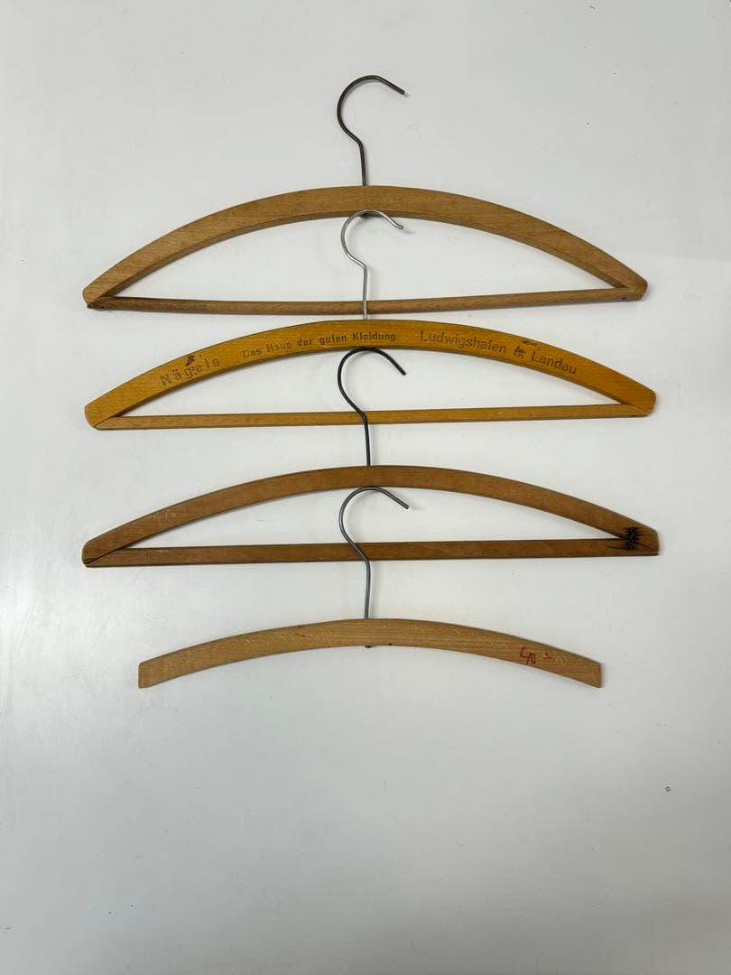 アンティーク　ビンテージ　vintage 木製　ハンガーセット　アメリカ
