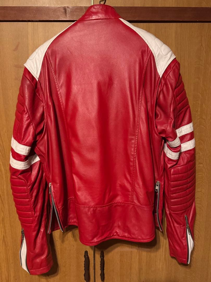 大*d様 レザー シングルライダースジャケット ファイトクラブ・メイヘム