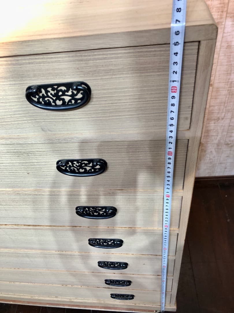 桐たんす　桐天然木　高塚桐材　和ダンス　収納　レトロ　ヴィンテージ