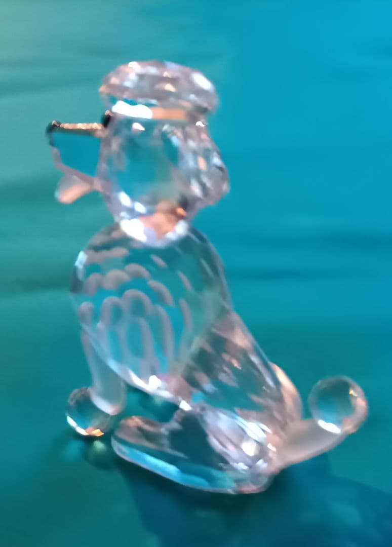 スワロフスキー　SWAROVSKI　動物シリーズ　プードル　インテリア　置物