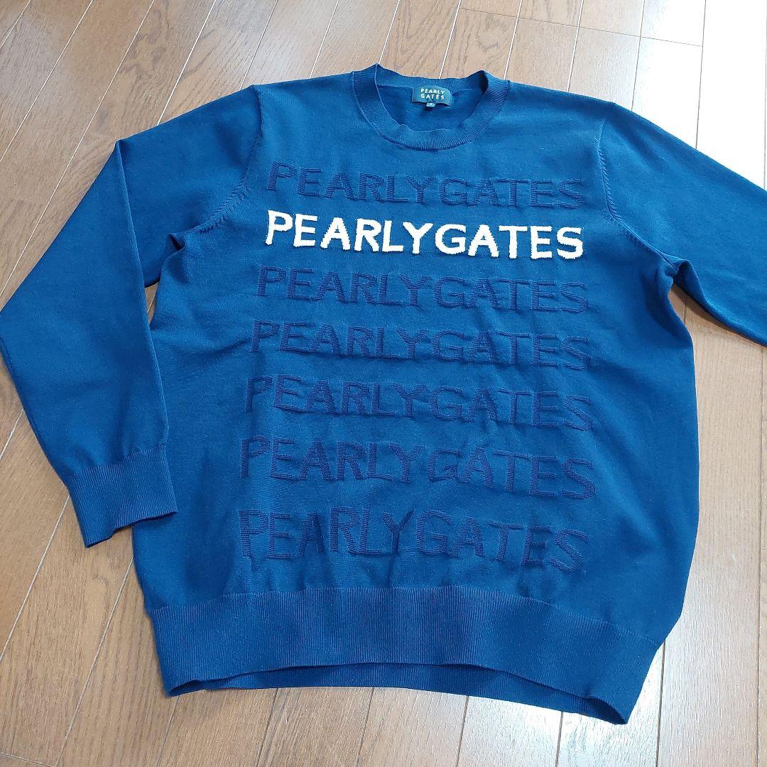 PEARLY GATES ネイビー セーターサイズ5です。