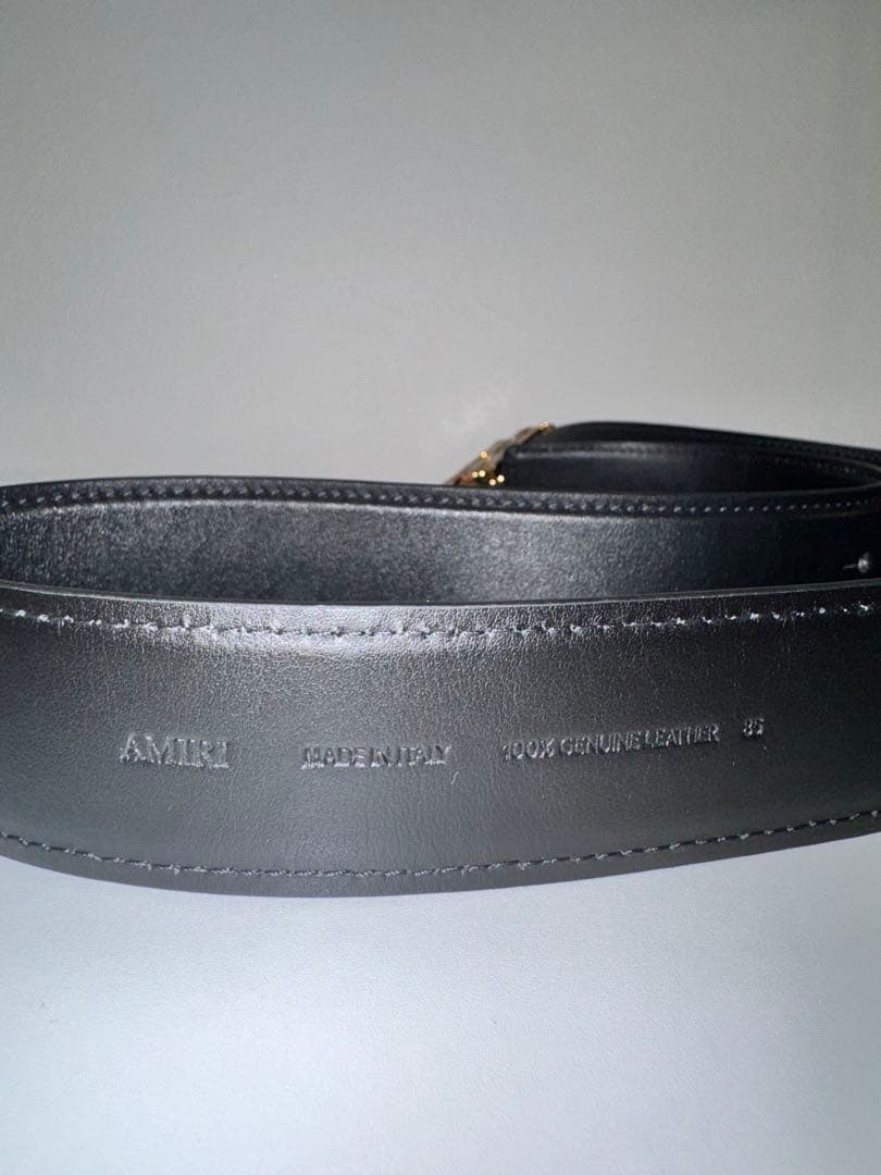 AMIRI MA CORE LOGO BELT レザーベルト サイズ85