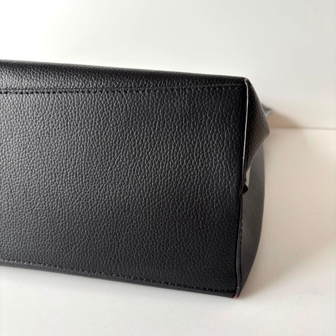 【美品】COACH　現行　コーチ　トートバッグ　モリー　A4サイズ可　大容量　黒