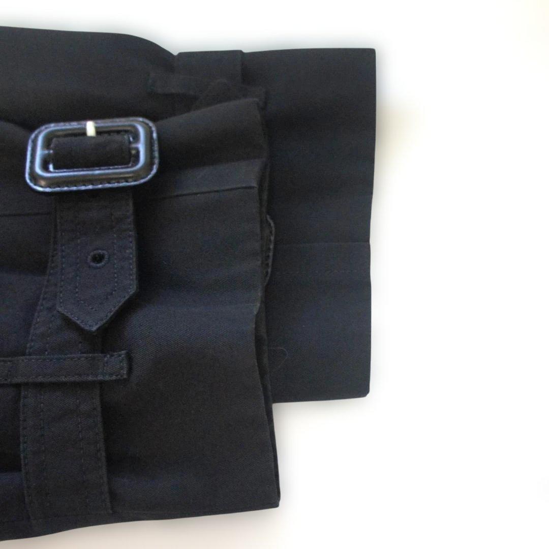 1-503.バーバリーロンドン トレンチコートブラック ライナー メンズ XXL