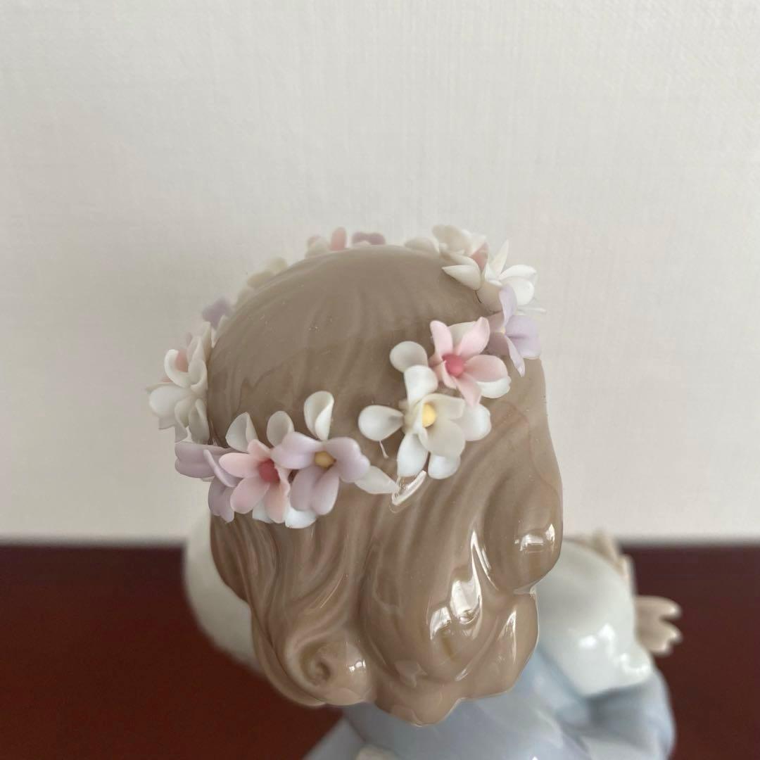 LLADRO リヤドロ 『 天使の宝もの 』うさぎを抱いた天使 うさぎ 天使