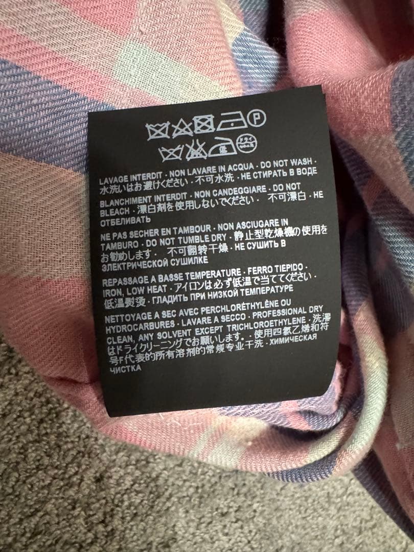 j*a様 SAINT LAURENT チェックシャツ