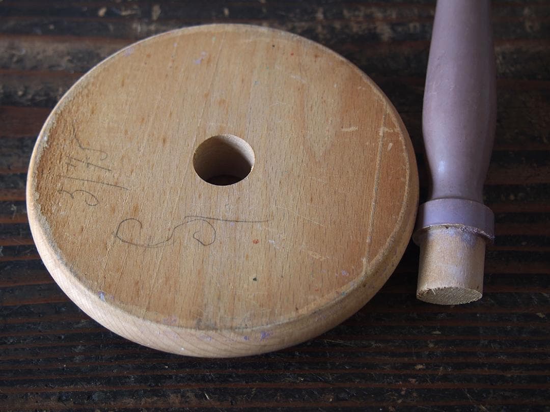 木製ハットスタンド 高24.5cm帽子スタンド ディスプレイスタンド/K389