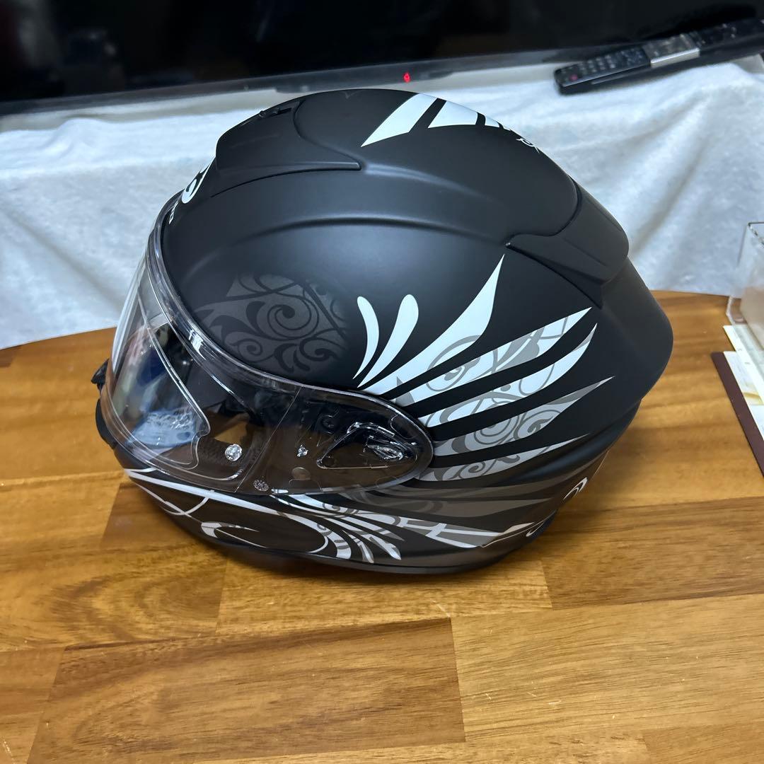 Kabuto フルフェイスヘルメット ブラック/ホワイト　サイズＳ