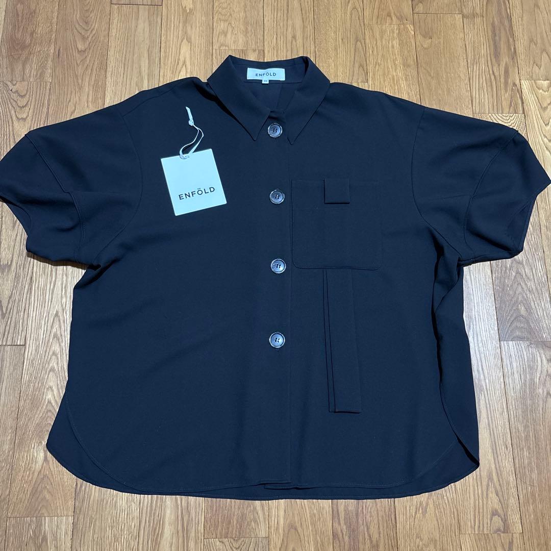 【試着のみ】ENFOLD TWO-WAY BLOUSE CARDIGAN 38